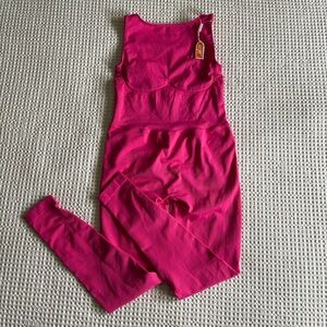 Pink Sleeveless Jumpsuit